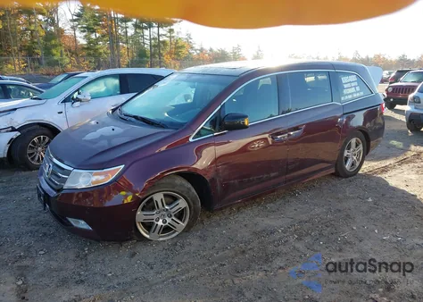 2012 Honda Odyssey Touring/Touring Elite from USA, damaged, VIN 5FNRL5H9XCB067841